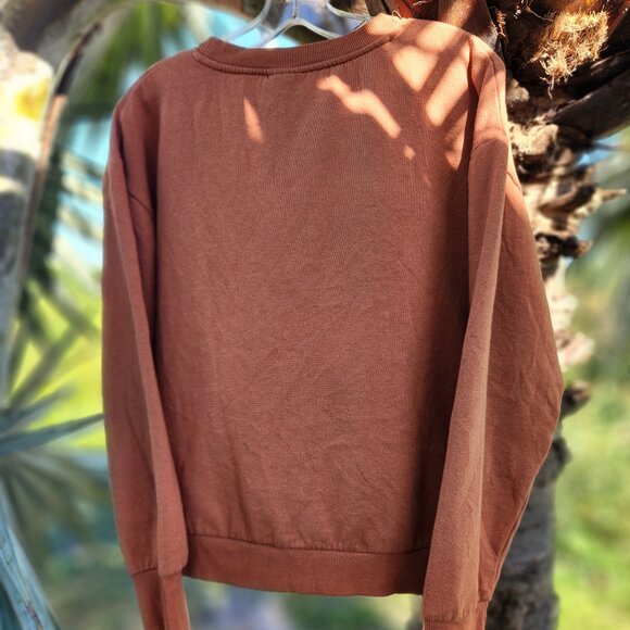 Official Yellowstone TV Show Dutton Ranch "Y" Logo Crewneck Sweatshirt L-ORANGE - Picture 4 of 5